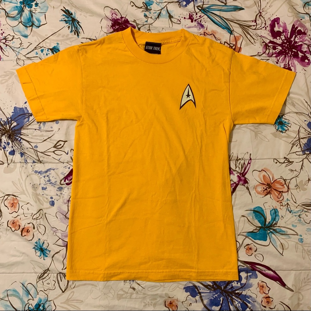 💜 Yellow Star Trek T-Shirt